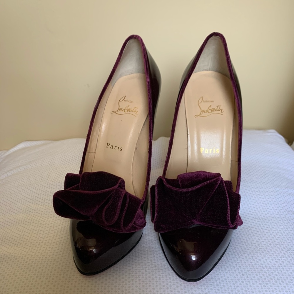 Christian Louboutin Plum Pumps